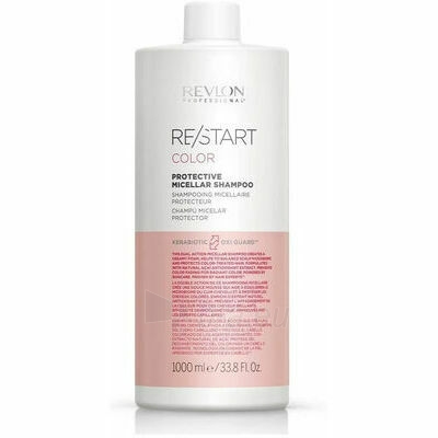 Šampūnas Revlon Professional Cleansing shampoo for colored hair Restart Color ( Protective Gentle Clean ser) - 1000 ml paveikslėlis 2 iš 2