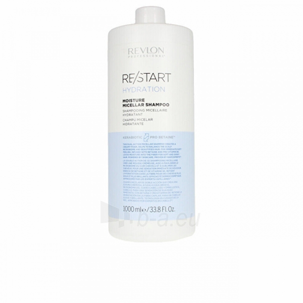 Šampūnas Revlon Professional Hydrating micellar shampoo Restart Hydration ( Moisture Micellar Shampoo) - 250 ml paveikslėlis 2 iš 2