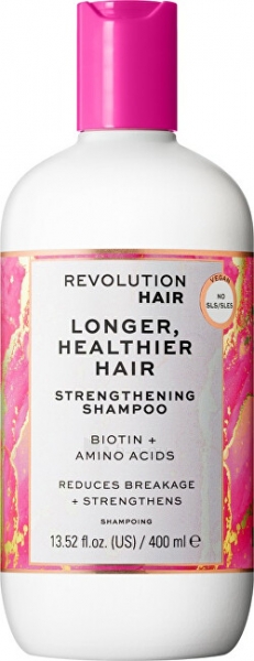 Šampūnas Revolution Haircare Strengthening shampoo Longer Healthier Hair ( Strength ening Shampoo) 400 ml paveikslėlis 1 iš 1