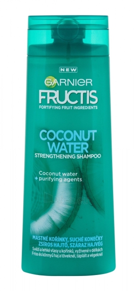 Šampūnas riebaluotiems plaukams Garnier Fructis Coconut Water250ml paveikslėlis 1 iš 1