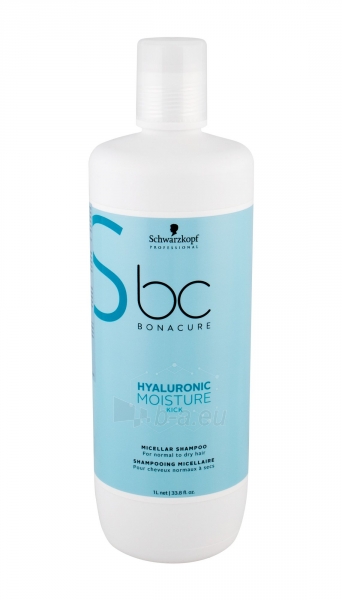 Shampoo Schwarzkopf BC Bonacure Hyaluronic Moisture Kick Micellar Shampoo 1000ml paveikslėlis 1 iš 1