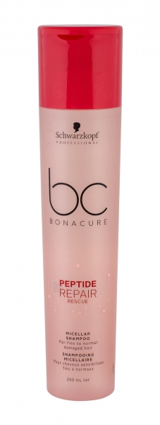 Šampūnas Schwarzkopf BC Bonacure Peptide Repair Rescue Shampoo 250ml paveikslėlis 1 iš 1