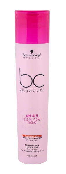 Šampūnas Schwarzkopf BC Bonacure pH 4.5 Color Freeze Vibrant Red Shampoo 250ml paveikslėlis 1 iš 1