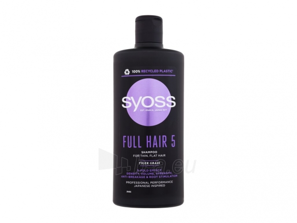 Shampoo Syoss Full Hair 5 Shampoo Shampoo 440ml paveikslėlis 1 iš 1