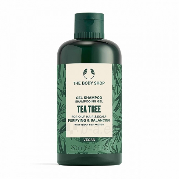 Šampūnas The Body Shop Shampoo for oily hair Tea Tree (Gel Shampoo) - 250 ml paveikslėlis 1 iš 1