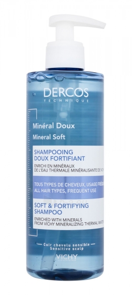 Šampūnas Vichy Dercos Mineral Soft Shampoo 400ml paveikslėlis 1 iš 1