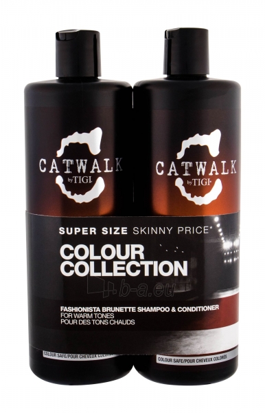 Šampūno rinkinys Tigi Catwalk Colour Collection Brunette Duo Kit Cosmetic 1500ml paveikslėlis 1 iš 1