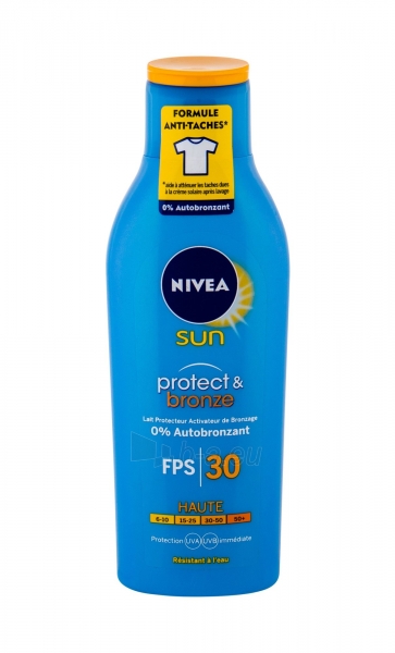 Sun lotion Nivea Sun Protect & Bronze Sun Lotion SPF30  Cosmetic  200ml paveikslėlis 1 iš 1