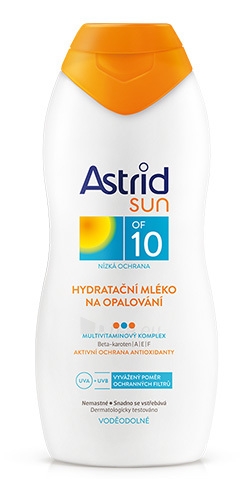 Saulės kremas Astrid Moisturizing Lotion SPF 10 Sun paveikslėlis 1 iš 1