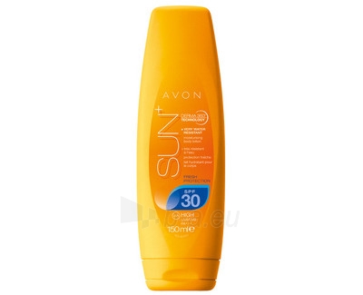 Saulės kremas Avon Refreshing waterproof sunscreen moisturizing Body Lotion SPF 30 + Sun 150 ml paveikslėlis 1 iš 1