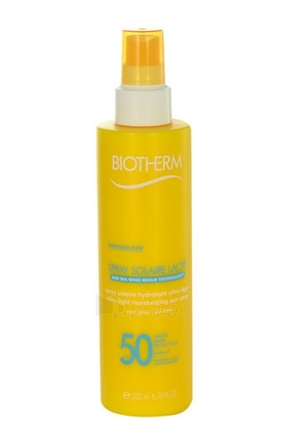 Biotherm Sun Cream Spray Solaire lactis Ultra-Light Sun Spray SPF 50 Cosmetic 200ml paveikslėlis 1 iš 1