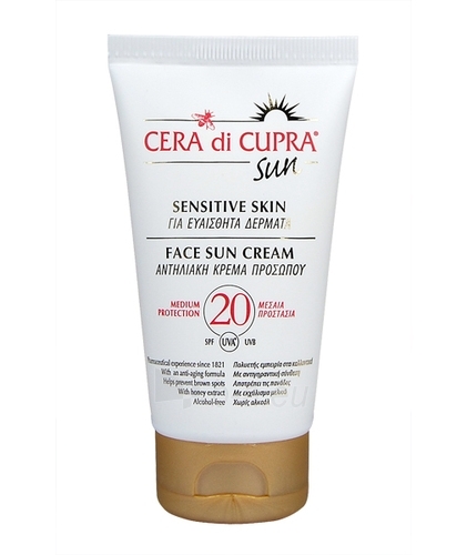 Saulės kremas Cera di Cupra Sun Face Cream SPF20 Cosmetic 75ml paveikslėlis 1 iš 1