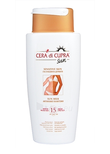 Sun cream Cera di Cupra Sun Milk SPF15  Cosmetic  200ml paveikslėlis 1 iš 1
