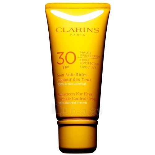 Saulės kremas Clarins Sun Wrinkle Control Eye Care SPF30 Cosmetic 20ml (be dėžutės) paveikslėlis 1 iš 1
