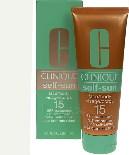 Saulės kremas Clinique Self Sun Face/Body SPF15 Cosmetic 125ml paveikslėlis 1 iš 1