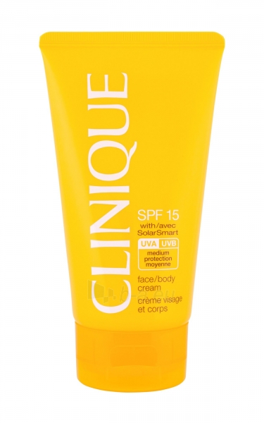 Clinique Sun Cream SPF 15 Крем для лица для тела Косметика 150мл paveikslėlis 1 iš 1