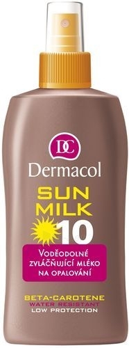 Крем от солнца Dermacol Sun Milk SPF 10 Спрей Косметика 200мл  paveikslėlis 1 iš 1