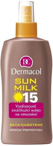Крем от солнца Dermacol Sun Milk SPF 15  Косметическая  200мл paveikslėlis 1 iš 1