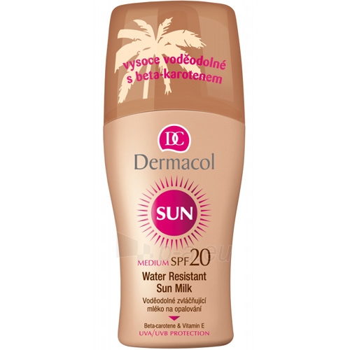 Saulės kremas Dermacol Sun Milk Spray SPF20 Cosmetic 200ml paveikslėlis 1 iš 1