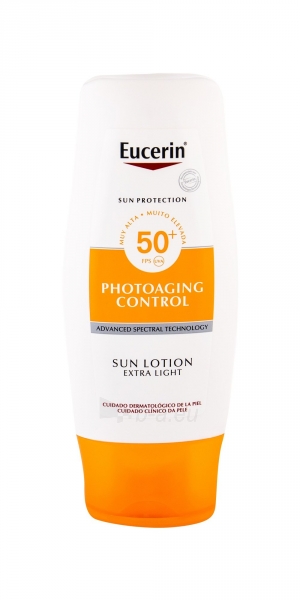 Saulės kremas Eucerin Sun Photoaging Control Sun Lotion Sun Body Lotion 150ml SPF50+ paveikslėlis 1 iš 1