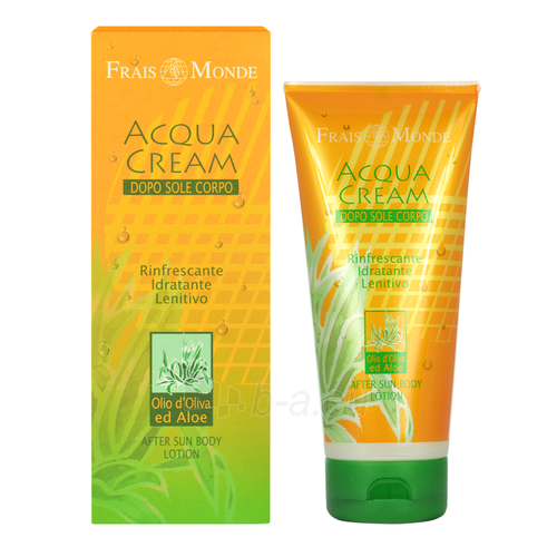 Sun Cream Frais Monde Aqua Cream After-Sun Atsvaidzinošs ķermeņa losjons Cosmetic 200ml  paveikslėlis 1 iš 1