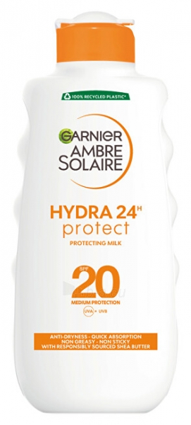 Sun cream Garnier Ambre Solaire Protection Lotion SPF 20 Ultra-Hydrating 200ml paveikslėlis 1 iš 1