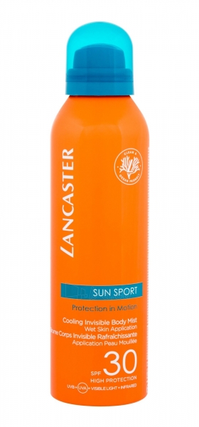 Saulės kremas Lancaster Sun Sport Cooling Invisible Mist SPF30 Cosmetic 200ml paveikslėlis 1 iš 1