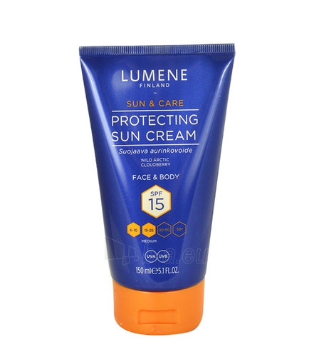 Saulės kremas Lumene Sun & Care Protecting Sun Cream SPF15 Cosmetic 150ml paveikslėlis 1 iš 1