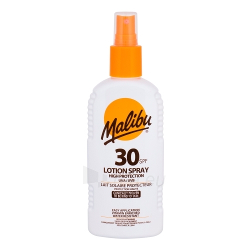 Saulės kremas Malibu Lotion Spray SPF30 Cosmetic 200ml paveikslėlis 1 iš 1