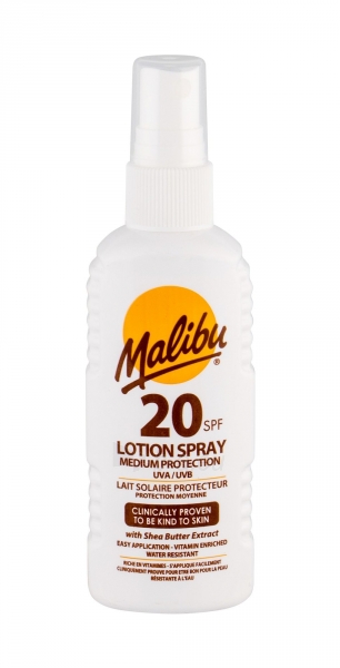 Saulės kremas Malibu Lotion Spray Sun Body Lotion 100ml SPF20 paveikslėlis 1 iš 1