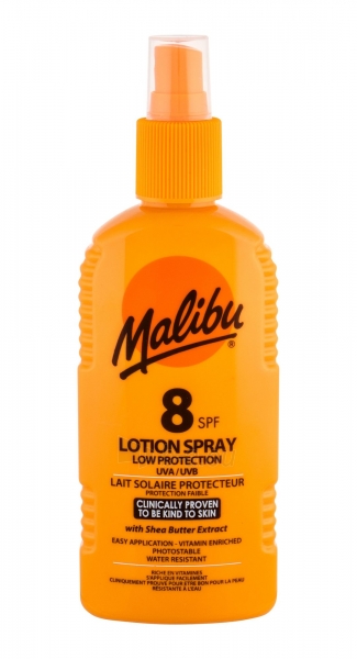 Saulės kremas Malibu Lotion Spray Sun Body Lotion 200ml SPF8 paveikslėlis 1 iš 1