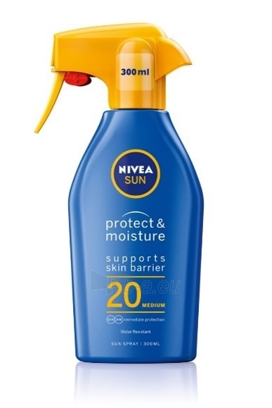 Saulės kremas Nivea (Sun Spray) Moisturizing Spray SPF20 300 ml paveikslėlis 1 iš 1