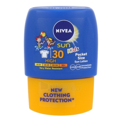 Saulės kremas Nivea Sun Kids Sun Lotion Extra Water Resistant SPF30 Cosmetic 50ml paveikslėlis 1 iš 1