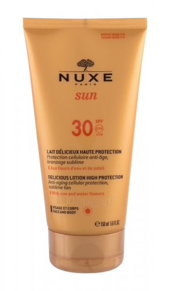 Sun cream NUXE Delicious Sun Lotion High Protection SPF 30 Cosmetic 150ml paveikslėlis 1 iš 1