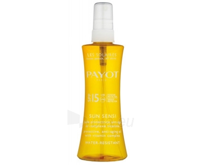 Saulės kremas Payot Protective oil for body and hair anti-aging SPF 15 Sun Sensi (Protective Anti-Aging Oil) 125 ml paveikslėlis 1 iš 1