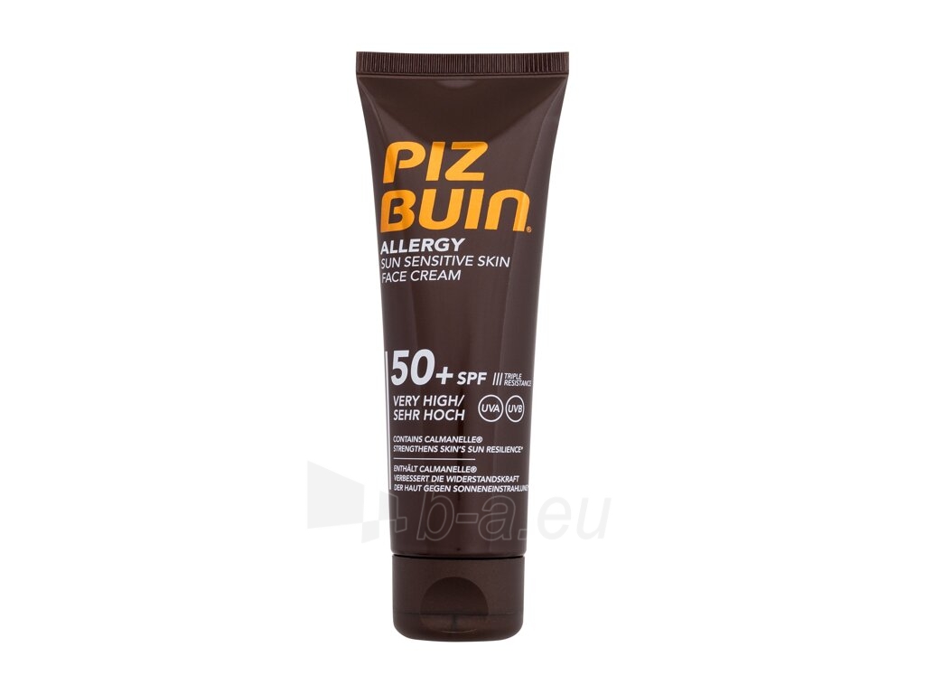 Saulės kremas Piz Buin Allergy Sun Sensitive Skin Face Cream SPF50 Cosmetic 50ml paveikslėlis 1 iš 1