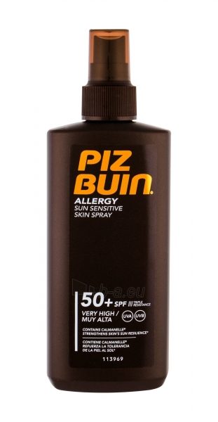 Saulės kremas PIZ BUIN Allergy Sun Sensitive Skin Spray Sun Body Lotion 200ml SPF50 paveikslėlis 1 iš 1
