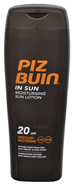 Sun cream Piz Buin In Sun Moisturising Lotion SPF20  Cosmetic 200ml paveikslėlis 1 iš 1