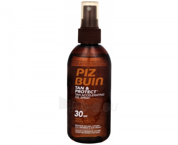Saulės kremas Piz Buin SPF 30 (Accelerating Oil Spray) Tan & Protect (Accelerating Oil Spray) 150 ml paveikslėlis 1 iš 1