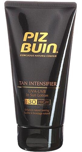 Sun cream Piz Buin Tan intensifier Sun Lotion SPF30  Cosmetic 150ml paveikslėlis 1 iš 1