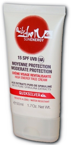 Sun cream Sun Energy Quiksilver High Energy Face Cream SPF15  Cosmetic  50ml paveikslėlis 1 iš 1