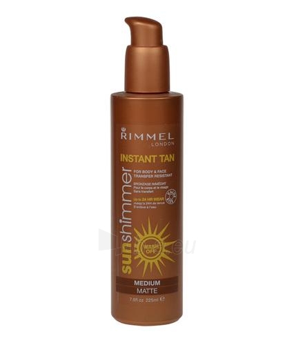 Sun Cream Rimmel London Sun Shimmer Instant Tan Maxi Cosmetic Matte Medium 225ml paveikslėlis 2 iš 2