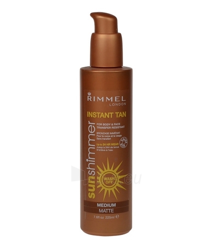 Sun Cream Rimmel London Sun Shimmer Instant Tan Maxi Cosmetic Matte Medium 225ml paveikslėlis 1 iš 2