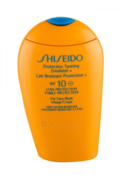 Sun cream Shiseido Protective Tanning Emulsion SPF10 Cosmetic 150ml paveikslėlis 1 iš 1