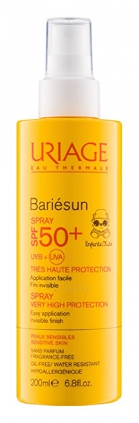 Saulės kremas Uriage SPF 50+ Bariensun (Spray Very High Protection) 200 ml paveikslėlis 1 iš 1
