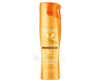 Saulės kremas Vichy Moisturizing Spray SPF 50 suntan optimizing Ideal Soleil (Bronze Spray) 200 ml paveikslėlis 1 iš 1
