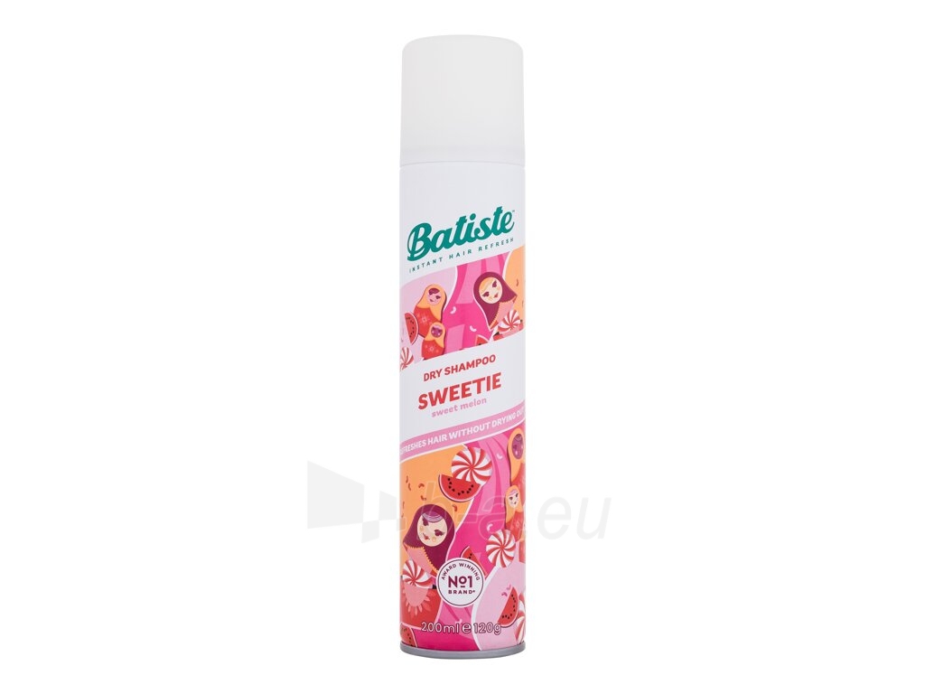 Sausas šampūnas plaukams Batiste Dry Shampoo Sweetie Cosmetic 200ml paveikslėlis 1 iš 1
