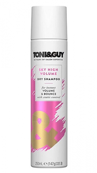 Sausas šampūnas plaukams Toni&Guy Glamour Volume (Dry Shampoo) 250 ml paveikslėlis 2 iš 2