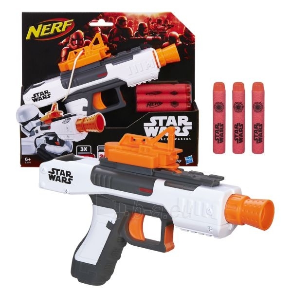 Žaislinis šautuvas Nerf B3171 Star Wars Episode VII First Order Stormtrooper Blaster paveikslėlis 1 iš 1