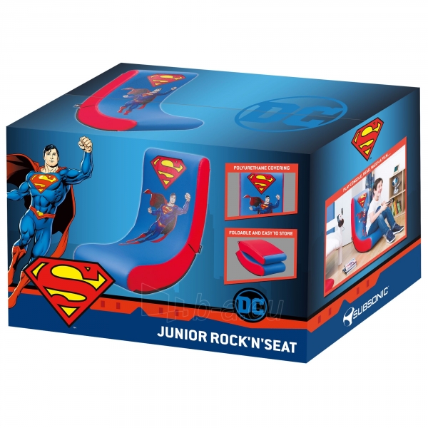 Sėdynė Subsonic Junior RockNSeat Superman paveikslėlis 9 iš 9